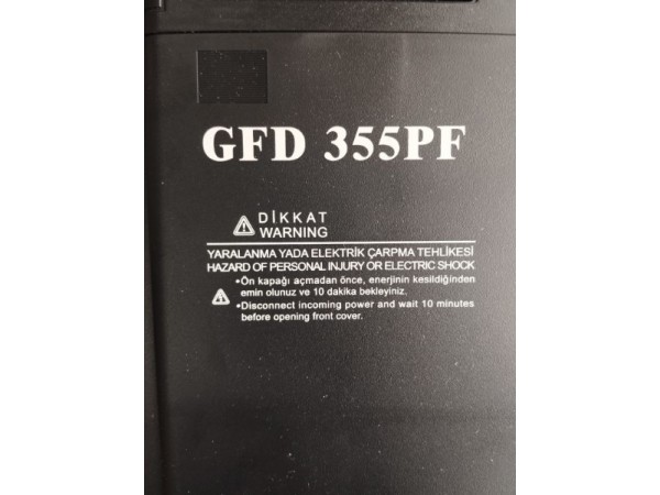 İkinciel GAMAK GFD355 30KW 355PF-30k0HPF FREKANS KONVERTÖRÜ